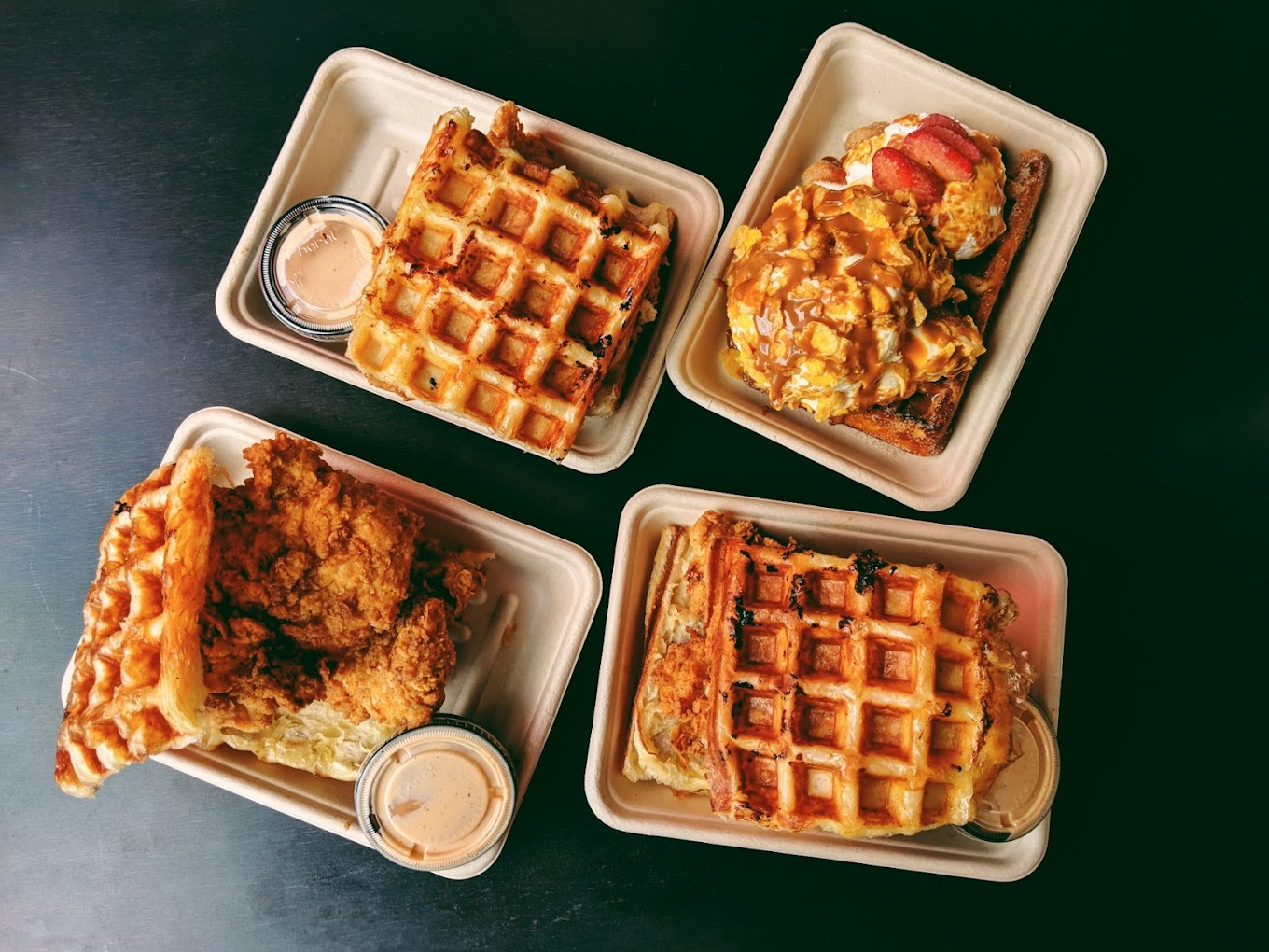 Waffle Love food truck and their famous liege waffles